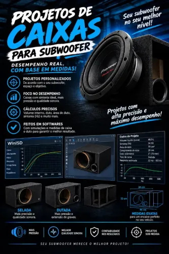Caixas projetadas 