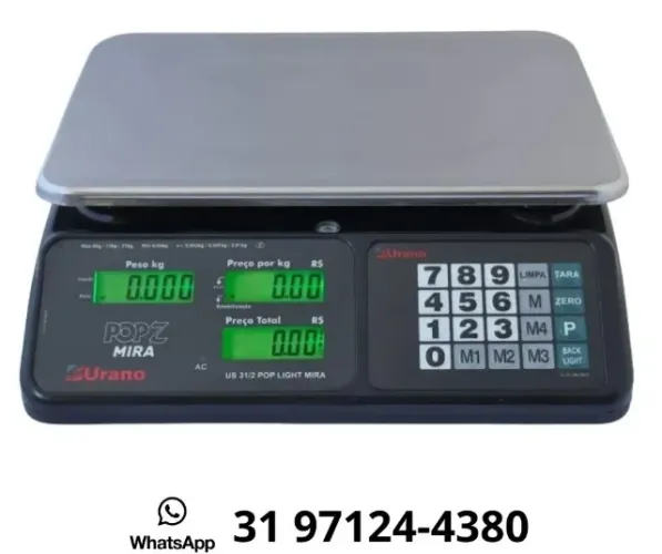 Balança Eletrônica Computadora 32KG Urano