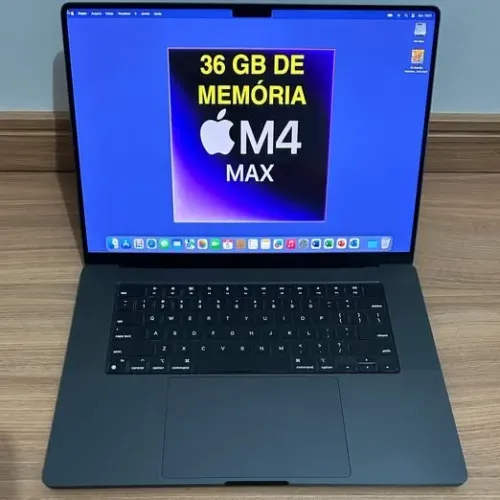 Macbook Pro M4 Max. Mem. 36 Gb. Ssd 1 Tera. Tela 16. Até 18 x