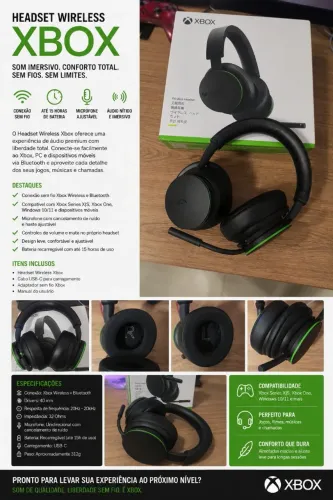 Headset wireless Xbox