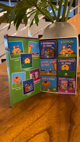 Kit de 4 Livros Histórias Bíblicas