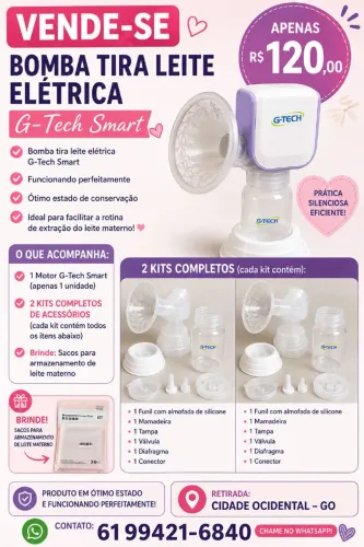 Bomba elétrica de tirar leite