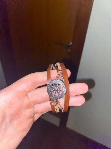 Pulseira masculina - bússola