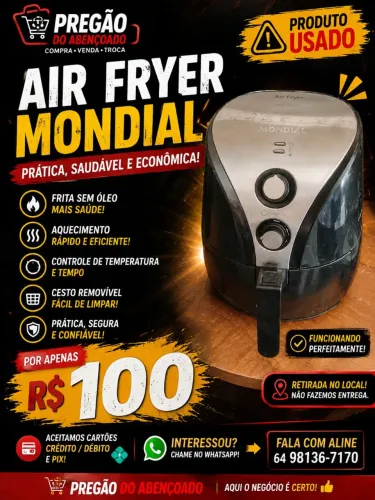 AirFryer usada funcionando perfeitamente