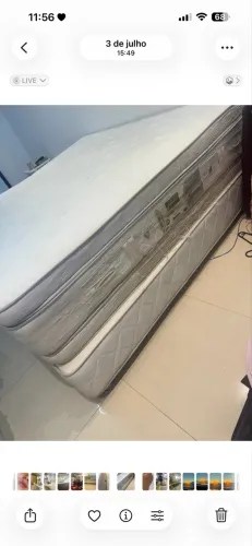 Cama Box magnética super king 