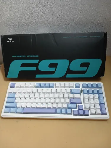 Teclado mecânico sem fio AULA F99