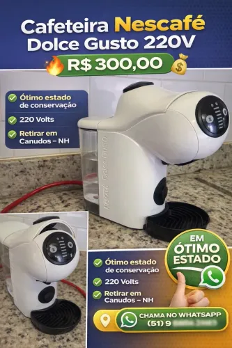 Cafeteira Dolce Gusto Nescafé
