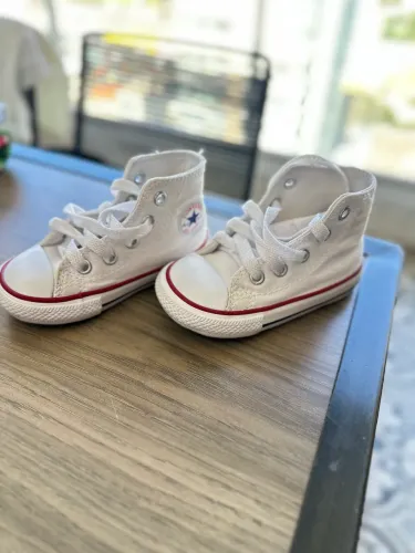 All Star branco infantil tam 19