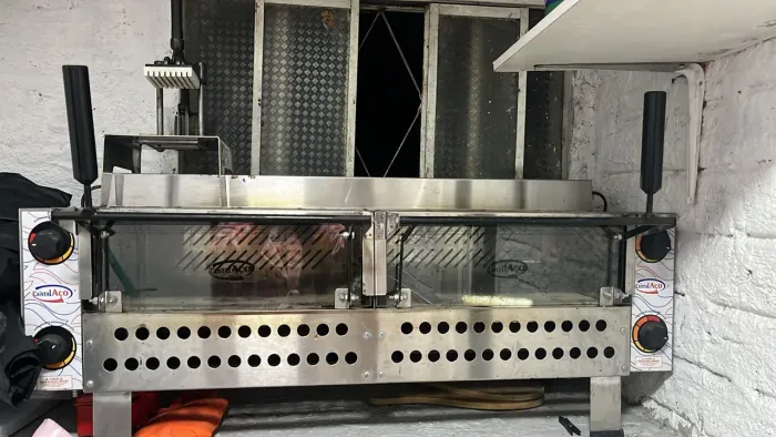 Forno industrial CristalAço inox ( 4 queimadores)