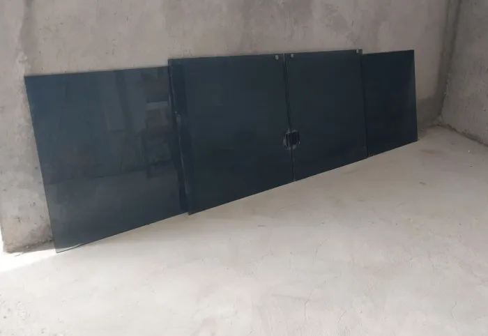 Janela de vidro blindex Grande 315x.90 SEM ESQUADRIAS! Barato para desocupar espaço...
