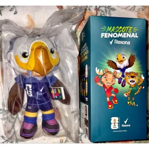 Mascote Copa do Mundo 2026 Clutch Pelúcia Fenomenal Rexona
