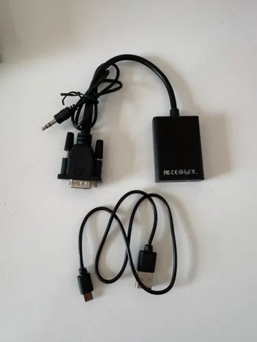 Adaptador Conversor VGA para HDMI (HDTV) com Áudio Nova Voo X-011 - Full HD 1080p