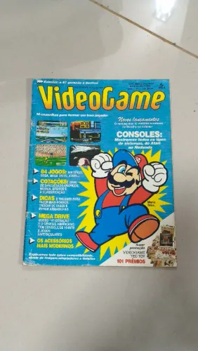 Revista Videogame número 1 - Editora Sigla - Raríssima