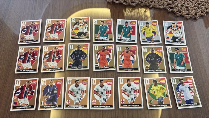 Lote Legends Panini 2026 - Extra Sticker Originais conforme foto