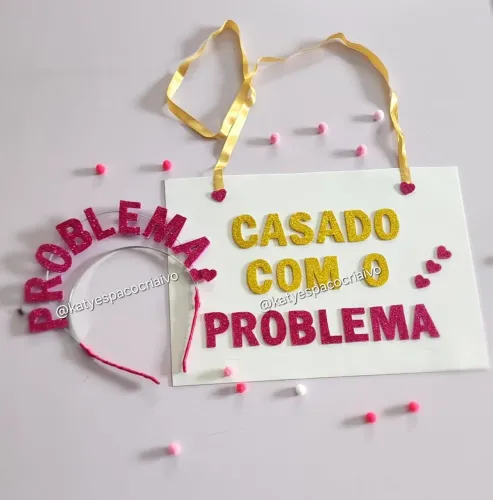 KIT carnaval (tiara e plaquinha)