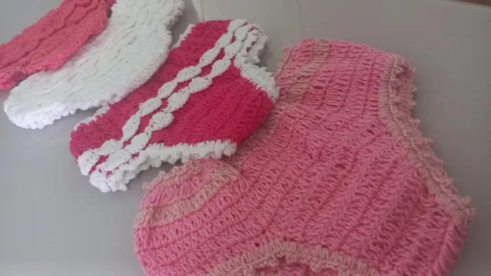Calcinha infantil de croche