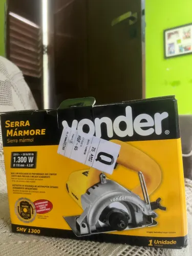 Serra Mármore Vonder SMV 1300W 220V - Nova, Nunca Usada (com Disco)