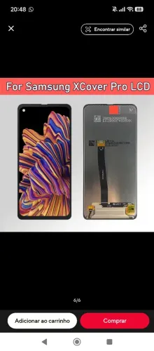 Tela display galaxy xcover g715