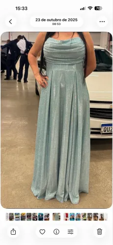 Vestido longo de festa 