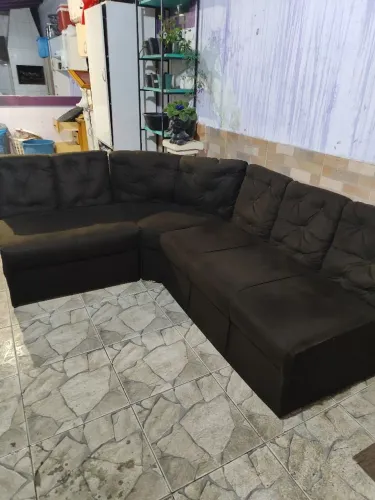 Sofá de canto 5 lugares