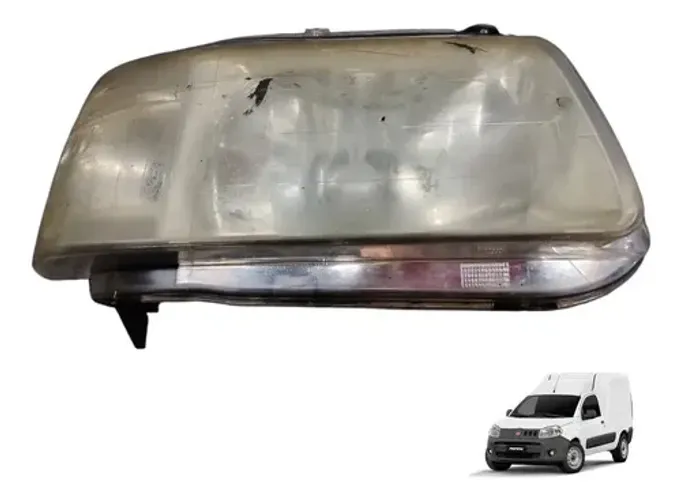 Farol Direito Uno Fiorino Pitbull 2004 A 2012 Direito