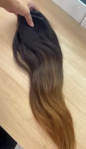 Cabelo humano na tela