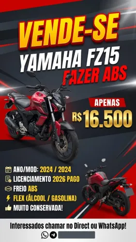 Yamaha Fazer Fz15 150 Flex 2024