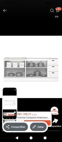 Armário de cozinha hem 