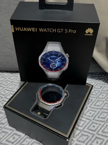 Smartwatch Huawei GT 5 Pro 46mm Titanium !!! Relógio sensacional!