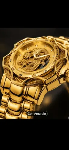VENDO UM LINDO RELÓGIO ESTILO INVICTA AUTOMÁTICO (SKELETON).