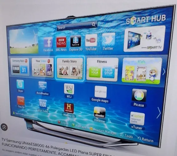 SMART TV SAMSUNG 3D FULL HD LED 46 POLEGADAS