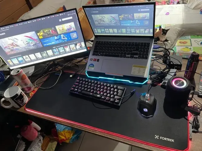 Vendo notebook asus M1502l + periféricos como nas fotos!