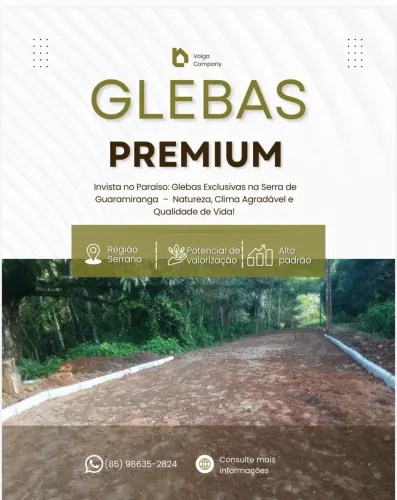 INVISTA NO PARAÍSO: GLEBAS EXCLUSIVAS EM GUARAMIRANGA COM ALTO POTENCIAL DE VALORIZAÇÃO!