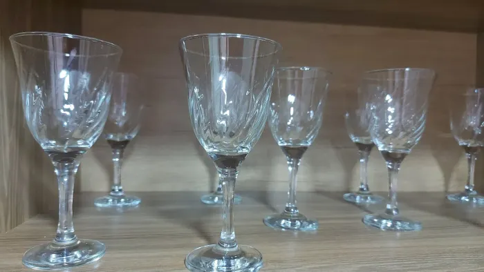 Taças de vidro
