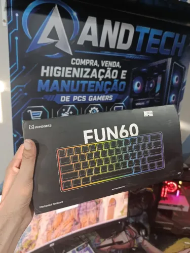Teclado akko fun60 magnético 60%