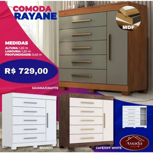 Cômoda MDF 