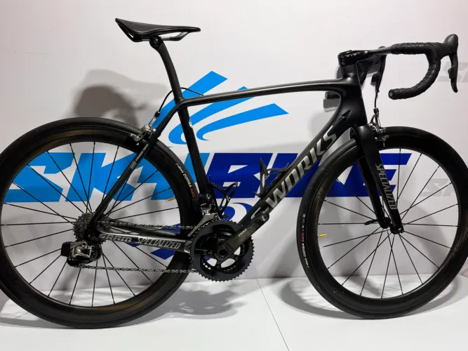 BICICLETA SPECIALIZED S-WORKS CARBONO TAMANHO 54 SEMI NOVA