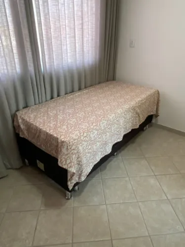 Bicama Solteiro com Cama Auxiliar + Colchão