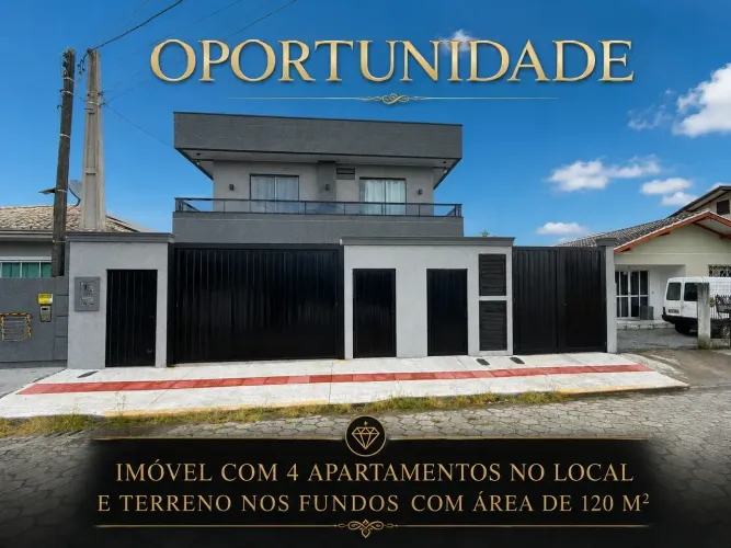 Sobrado para venda tem 200 metros quadrados com 4 quartos em Lídia Duarte - Camboriú - SC