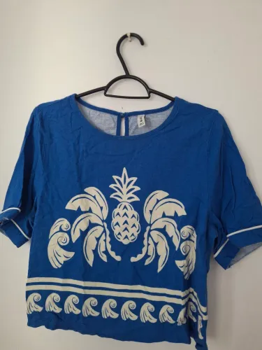BLUSA AZUL - BLUE STEEL - TAM M