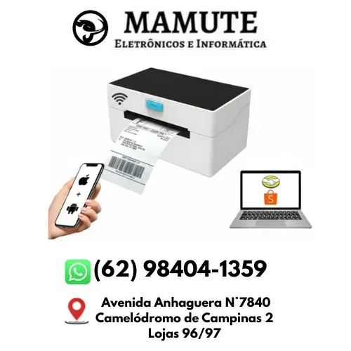 Impressora Térmica de Etiquetas Código De Barras P/ Ecommerce Knup KP-IM600