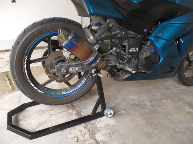 CAVALETE UNIVERSAL PARA MOTOS - REFORÇADO E DE ALTA DURABILIDADE! ?