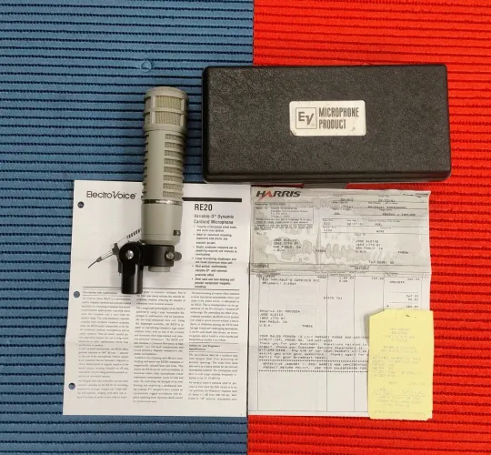 Microfone Electro-Voice RE20 - excelente estado