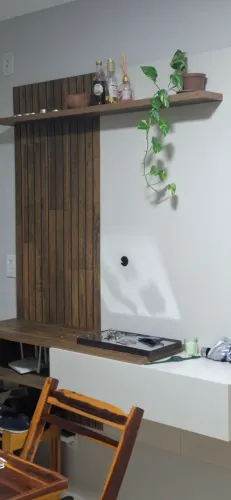Rack(Raque) Painel TV até 65" ripado