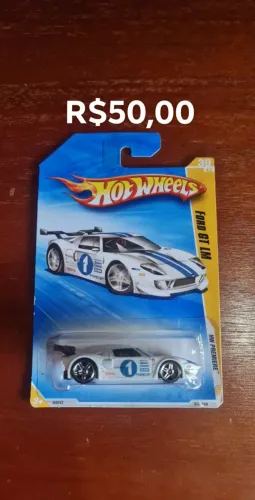Hot Wheels Ford GT LM Branco - Main Line - 1:64