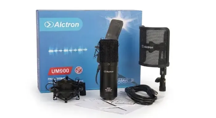 Kit microfone condensador Alctron UM900