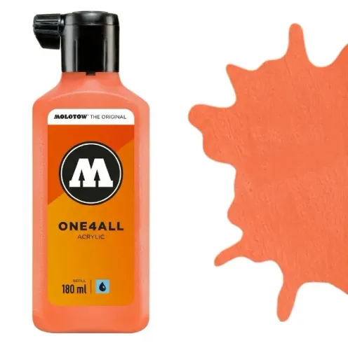 Tinta acrílica MOLOTOW ONE4ALL - Refil 180ml Cor Ref 085 Dare orange