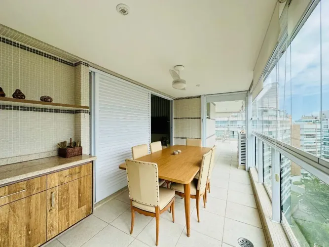 Apartamento com 2 suítes para alugar, 127 m² - Riviera de São Lourenço - Bertioga/SP