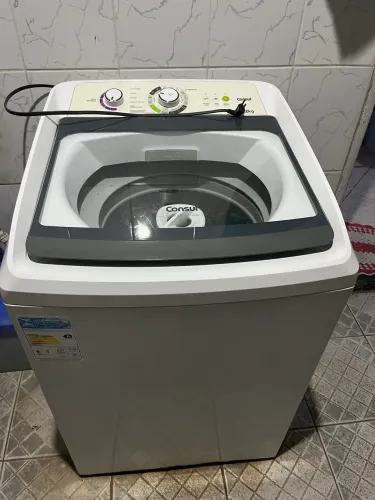 Máquina de Lavar Consul 12Kg Automática Ciclo Edredon Cesto Inox