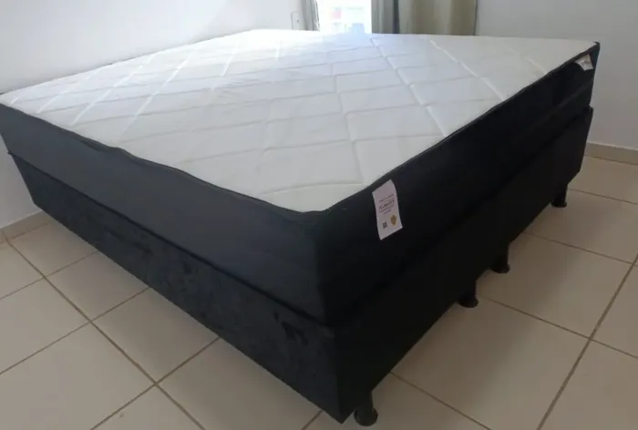 Cama box queen size molas ensacadas smart